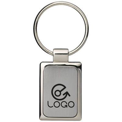 Porte-clés rectangulaire en métal Fayre