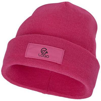 Bonnet simple couche en polyester avec patch Bores