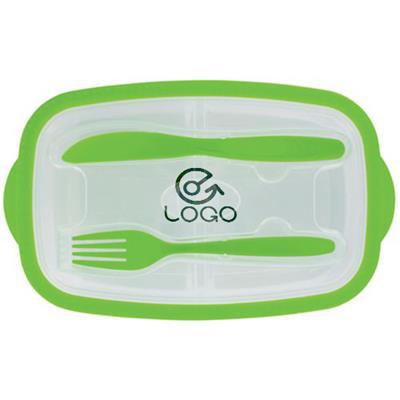 Boite à repas en polypropylène avec couverts Lazie