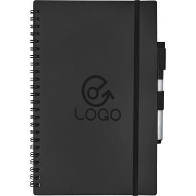 Carnet A5 avec couverture réutilisable Pointis