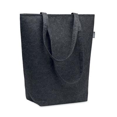 Sac Shopping avec soufflet en feutre RPET TOATON