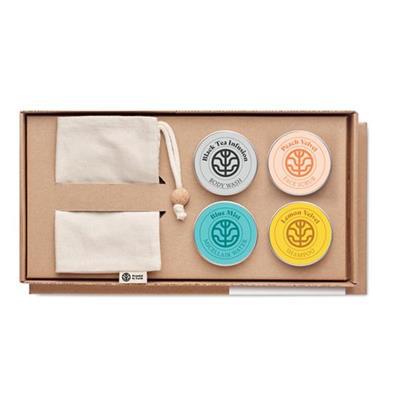 Coffret voyage vegan unisexe en bois Eleyga