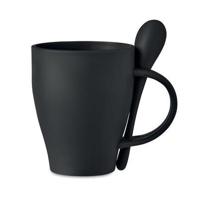 Tasse 300ml en polypropylène avec cuillère Freds