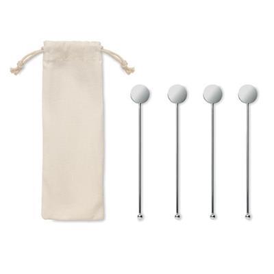 Set de touillettes en acier inox Taminga