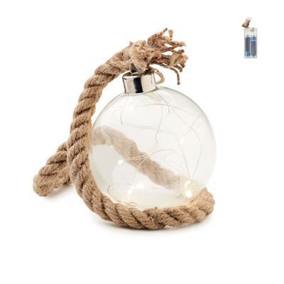 Boule en verre avec guirlande lumineuse Koake