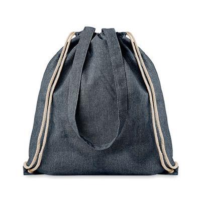 Sac en coton recyclé avec cordon et anse Moiras