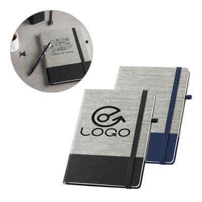 Carnet A5 à couverture rigide en coton Zola