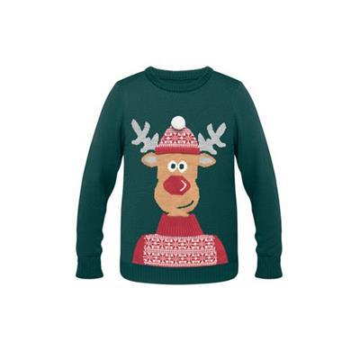 Pull à motif de noël en acrylique Syama