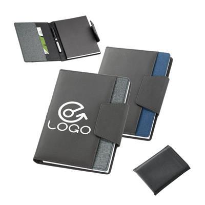 Carnet A5 avec couverture rigide en RPET Roussel