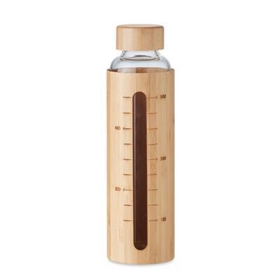 Bouteille verre et bambou de 600ml Shamour