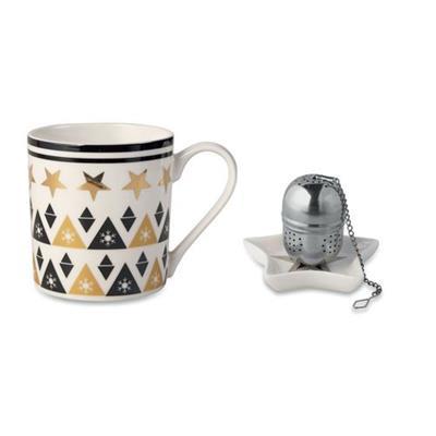 Ensemble tasses en céramique avec soucoupe Unika