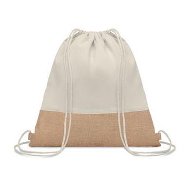 Sac à dos écologique à cordon en coton Indias
