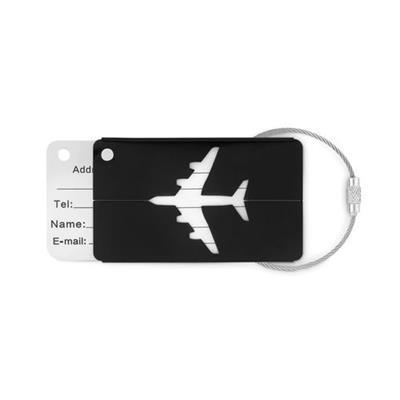Etiquette à bagage en aluminium Flyter