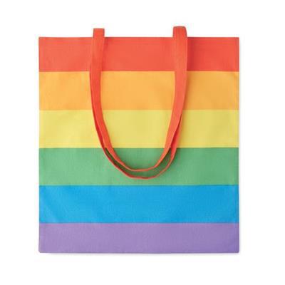 Sac shopping multi-couleur en coton Boryale
