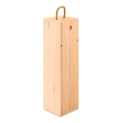 Coffret bouteille en bois avec poignée Viras