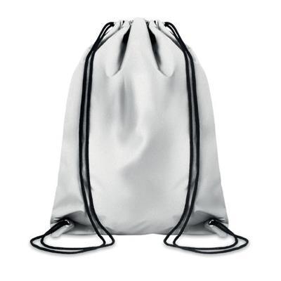 Sac à cordelette réfléchissant en PET Shoper