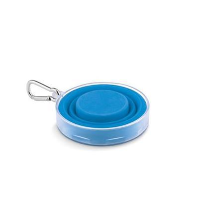 Tasse pliable en silicone avec pilulier Hahry