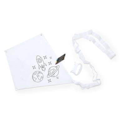 Cerf-volant en polyester avec motif Kiubii