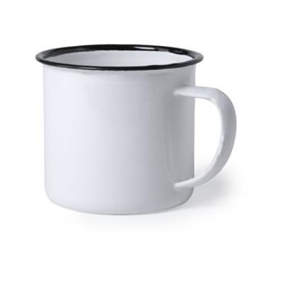 Tasse rétro en métal 380 ml Kranto