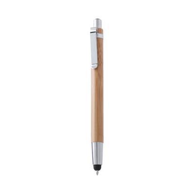 Stylet avec stylo à bille en bambou Sirym
