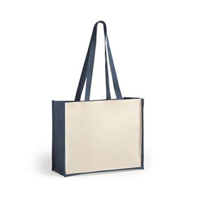 Sac en jute et coton laminé Rotin
