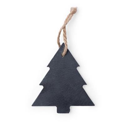 Ornement Noël forme d'étoile en ardoise Pinity