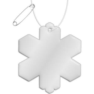 Attache réfléchissante en PVC flocon de neige Kram