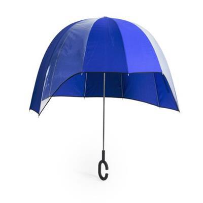 Parapluie de forme original en pongé Baylon