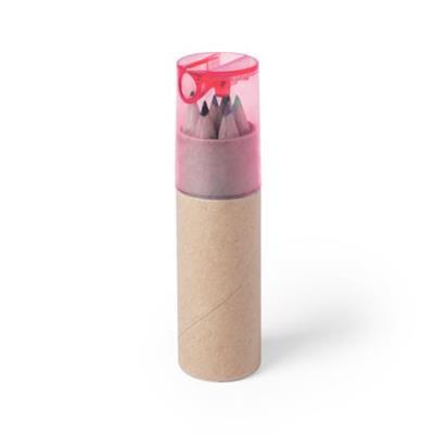 Set de 6 pièces de crayon de couleurs Bazys