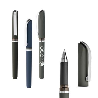 Stylo à bille ABS clip métallique bator