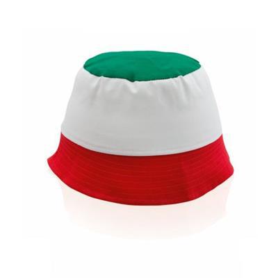 Bonnet assorti au drapeau d'Italie Patos