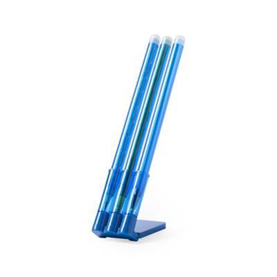 Support incliné pour trois stylo en plastique Zibo