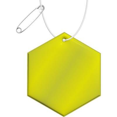 Attache réfléchissante hexagonale en PVC Hunk