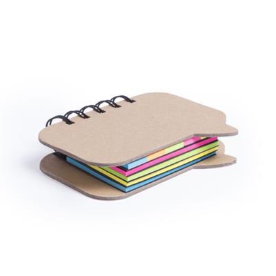 Bloc-notes adhésives à spirales Larza