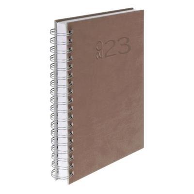 Agenda à spirale de taille B5 en similicuir Wezura