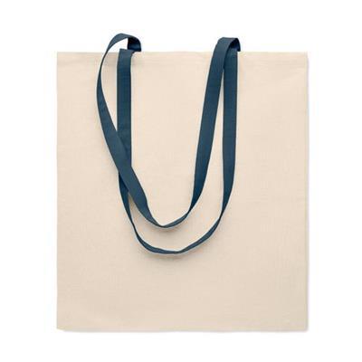 Sac shopping en coton avec anses colorées Jikero