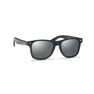Lunettes de soleil en bambou vitre coloré Rihoda
