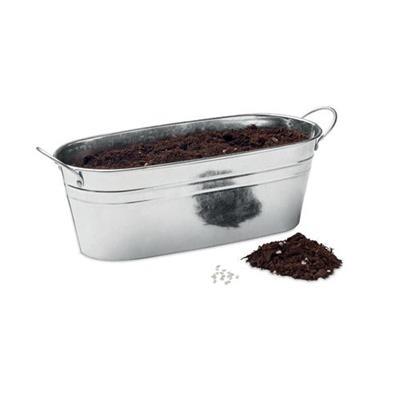 Bac en zinc et herbes aromatique Hymeca
