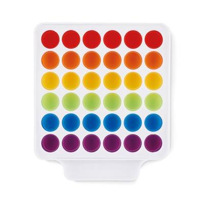 Jouet pop it en silicone avec boite en ABS Okinga