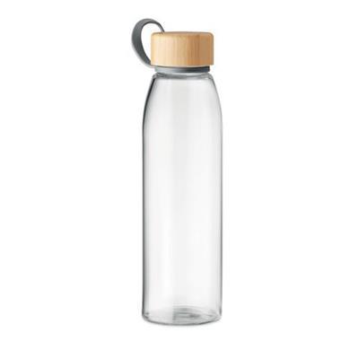 Bouteille en verre de 500 ml avec couvercle Bemya