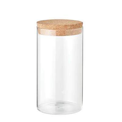 Bocal en verre et liège de 600 ml Bakorye