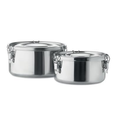 Set de 2 boîtes à repas en acier inox Gricière