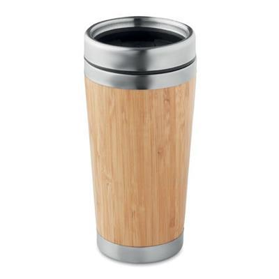 Gourde de 400 ml à double paroi en bambou Nona