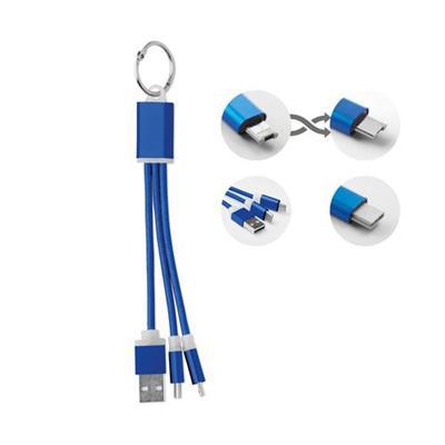 Porte-clés et câble multi-chargeur en PVC Dyema