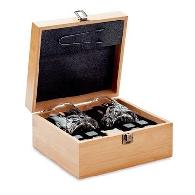 Set whisky avec boîte bambou Invertess
