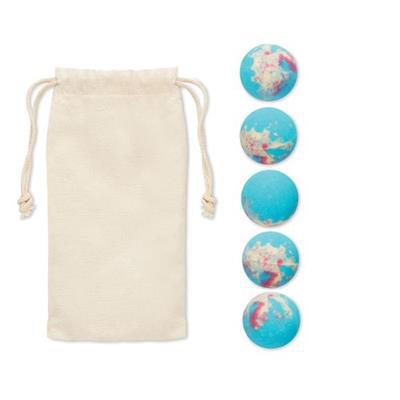 5 bombes de bain senteur marine Cliva