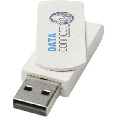Clé USB twist en paille de blé original Kolo