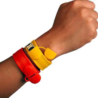 Clé USB bracelet enroulable autour du poignet Slap