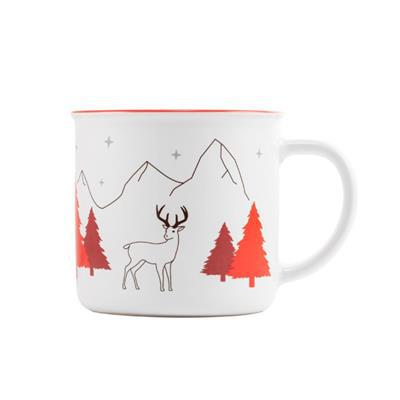 Tasse avec décoration noël en céramique Vermo