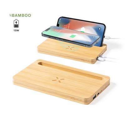 Chargeur Organiseur en bambou Loupon